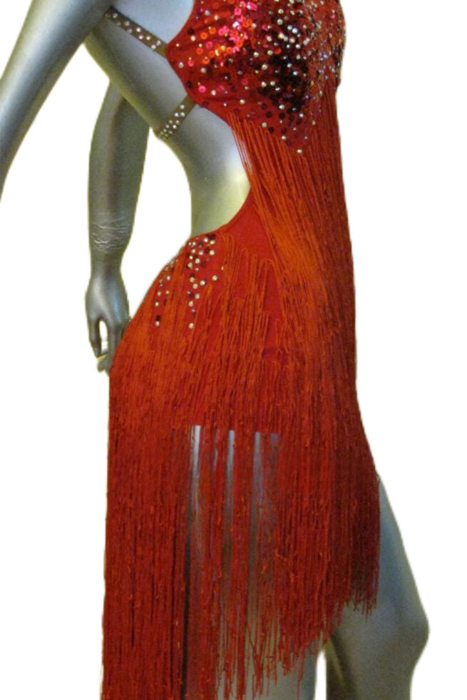 Load image into Gallery viewer, Latin Dance Competition Dress (LT0661)
