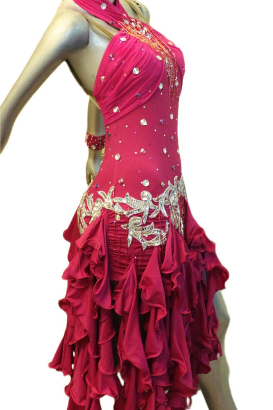 Latin Dance Competition Dress (VL0280)