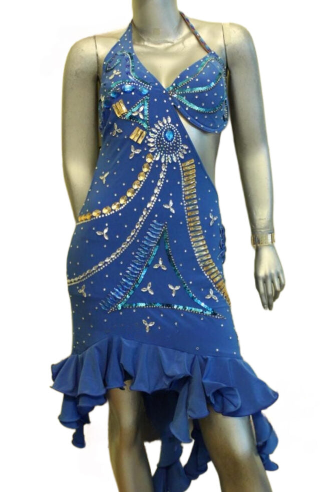 Load image into Gallery viewer, Latin Dance Competition Dress (LT066A)
