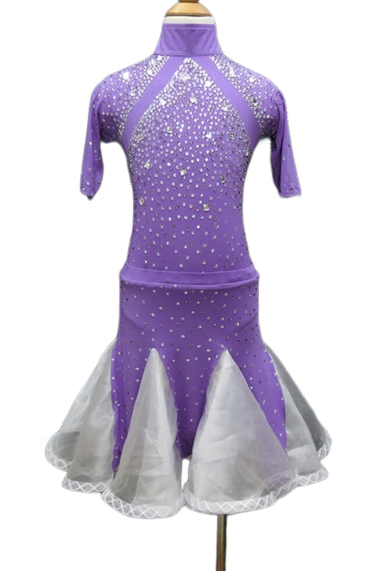 Girl Latin Dance Competition Dress (GL034)