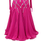 ByCharme Magenta Chiffon Ballroom Competition Dress - BC-0023