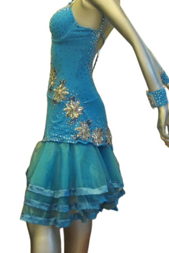 Load image into Gallery viewer, Latin Dance Competition Dress (LT0112D)
