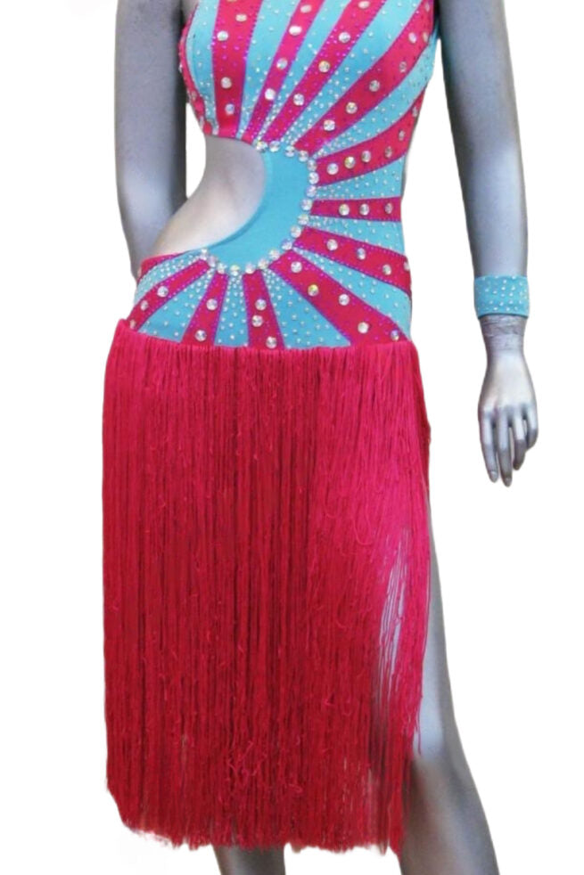 Load image into Gallery viewer, Latin Dance Competition Dress (LT0718)
