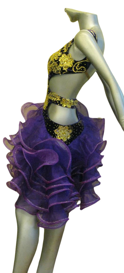 Load image into Gallery viewer, Latin Dance Competition Dress (LT0655)
