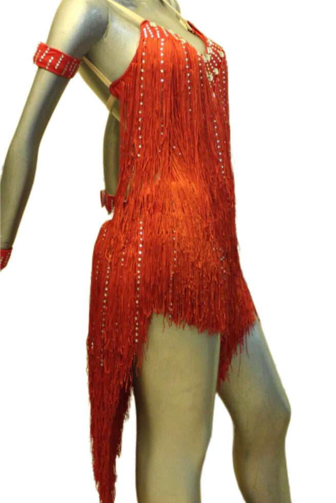 Load image into Gallery viewer, Latin Dance Competition Dress (LT0584)
