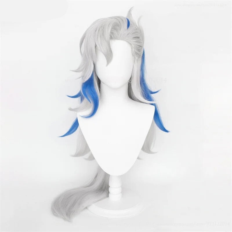 Load image into Gallery viewer, Genshin Impact Fontaine Neuvillette Cosplay Wig
