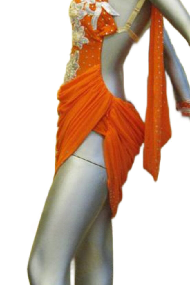 Load image into Gallery viewer, Latin Dance Competition Dress (LS0109A)
