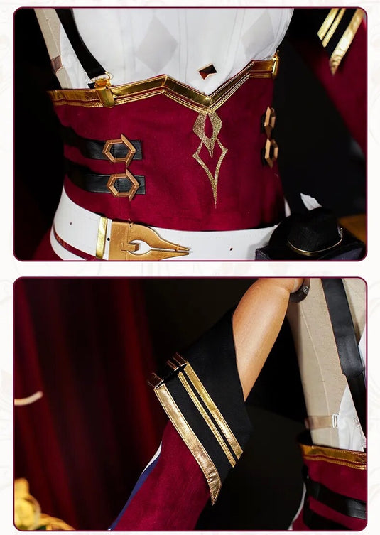 Genshin Impact Charlotte Cosplay Costume