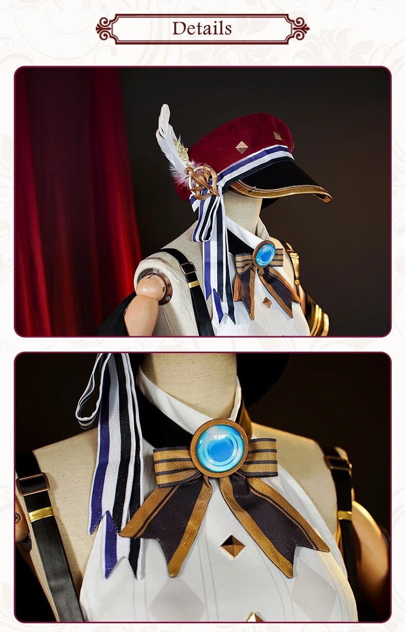 Load image into Gallery viewer, Genshin Impact Charlotte Cosplay Costume
