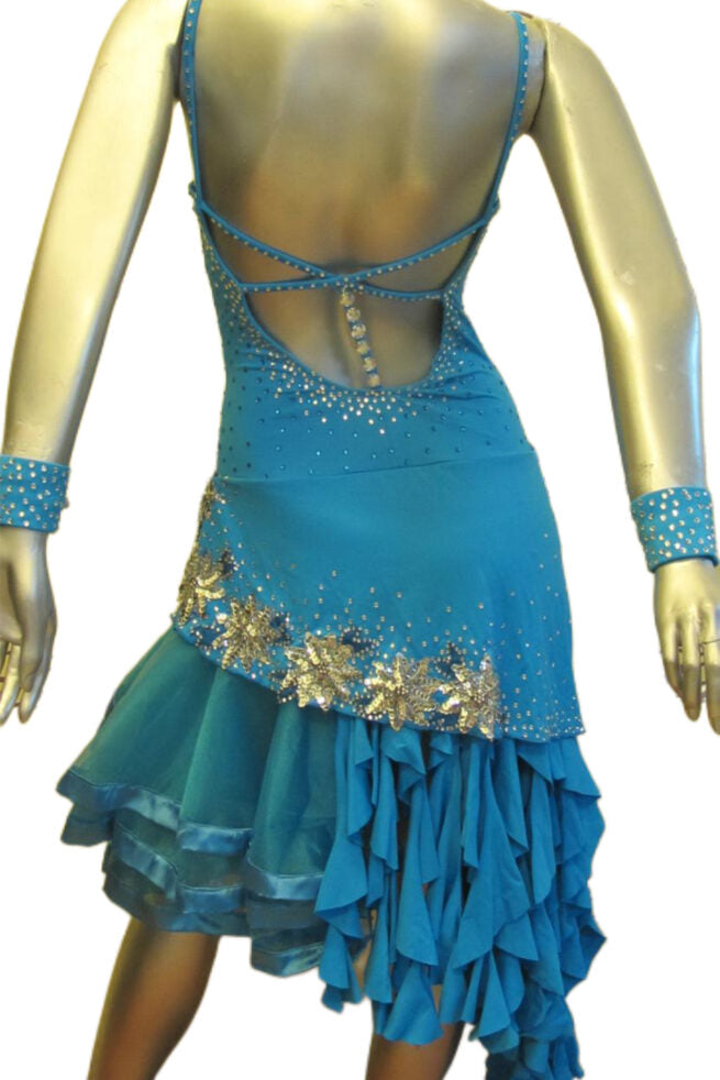 Load image into Gallery viewer, Latin Dance Competition Dress (LT0112D)
