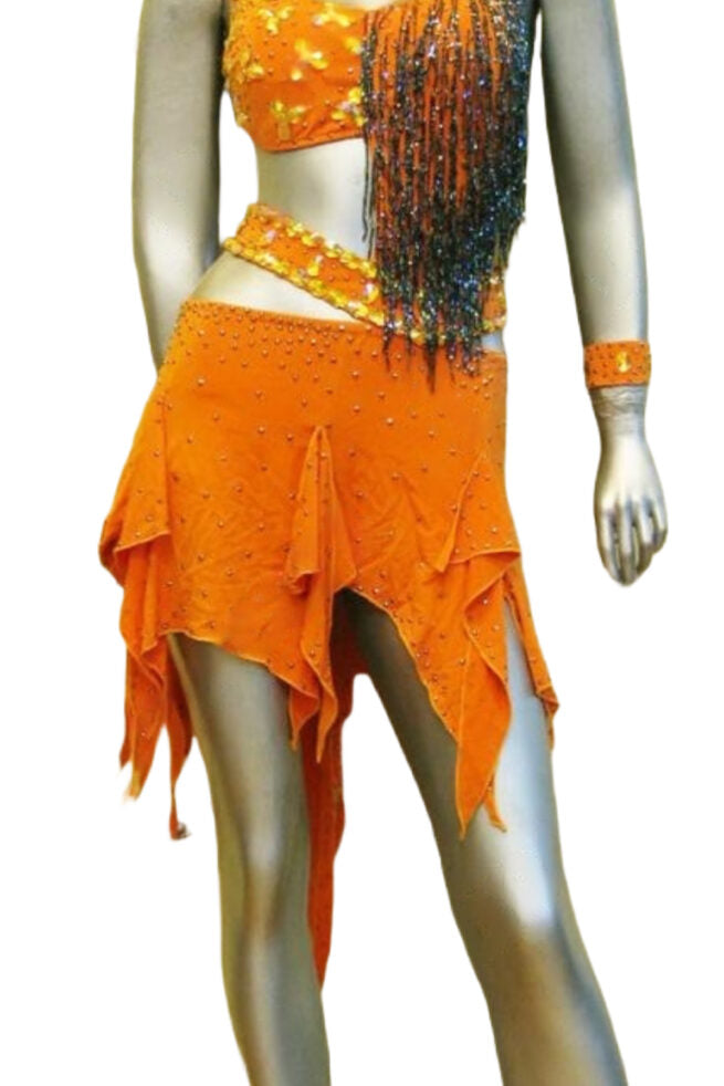 Load image into Gallery viewer, Latin Dance Competition Dress (LT0147)
