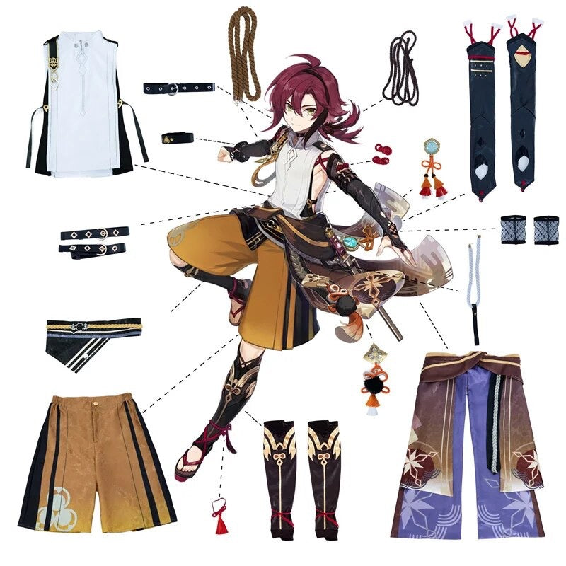 Load image into Gallery viewer, Genshin Impact Shikanoin Heizou Cosplay Costume
