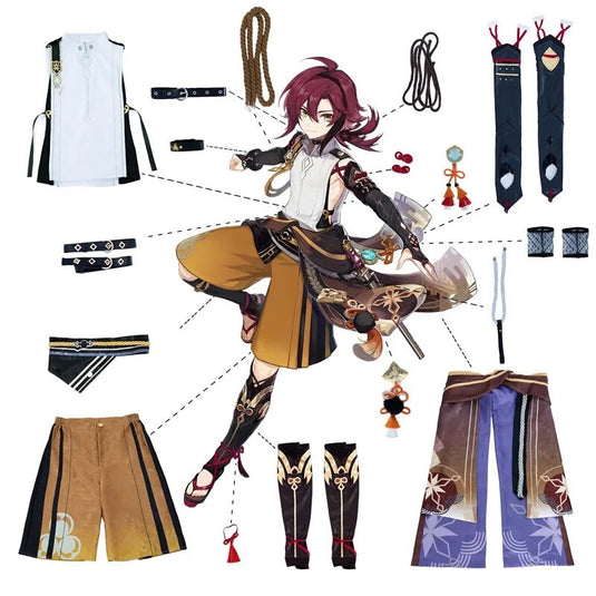 Genshin Impact Shikanoin Heizou Cosplay Costume