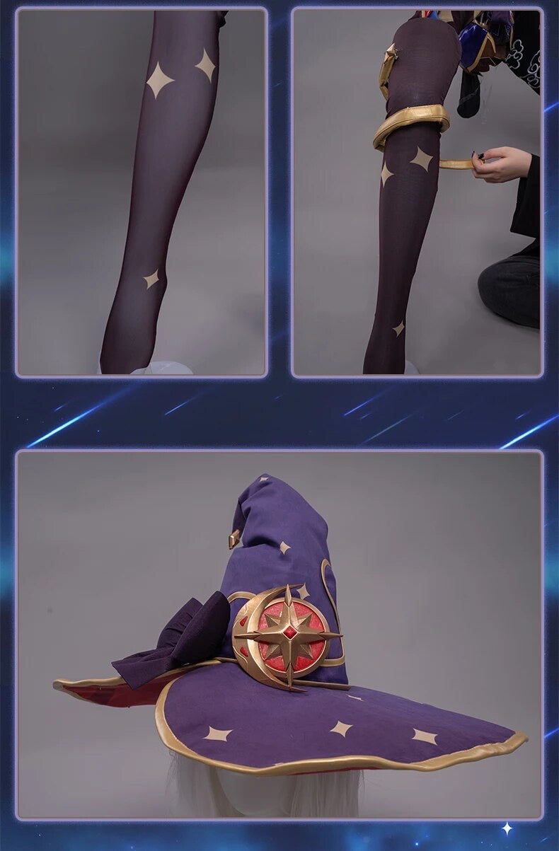 Load image into Gallery viewer, Genshin Impact Mona Cosplay Costume
