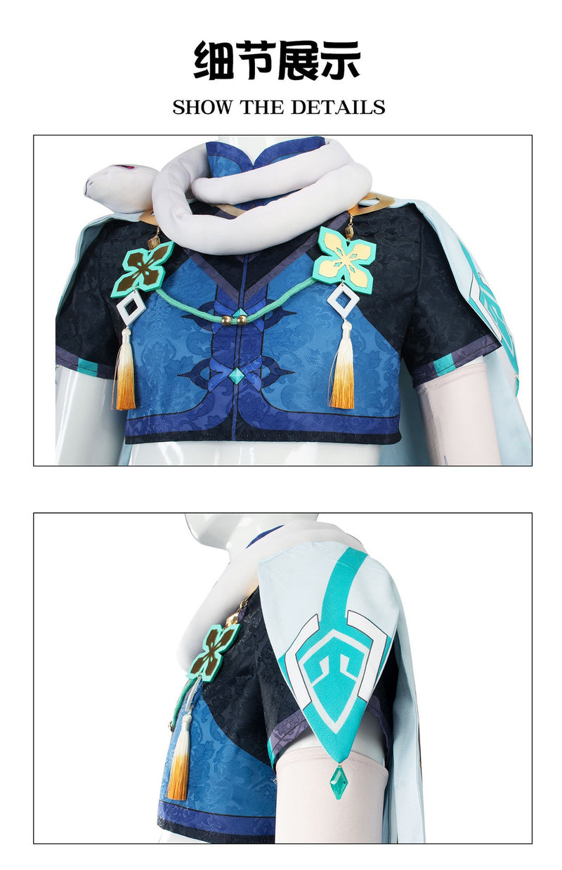 Load image into Gallery viewer, Genshin Impact Baizhu Cosplay Costume
