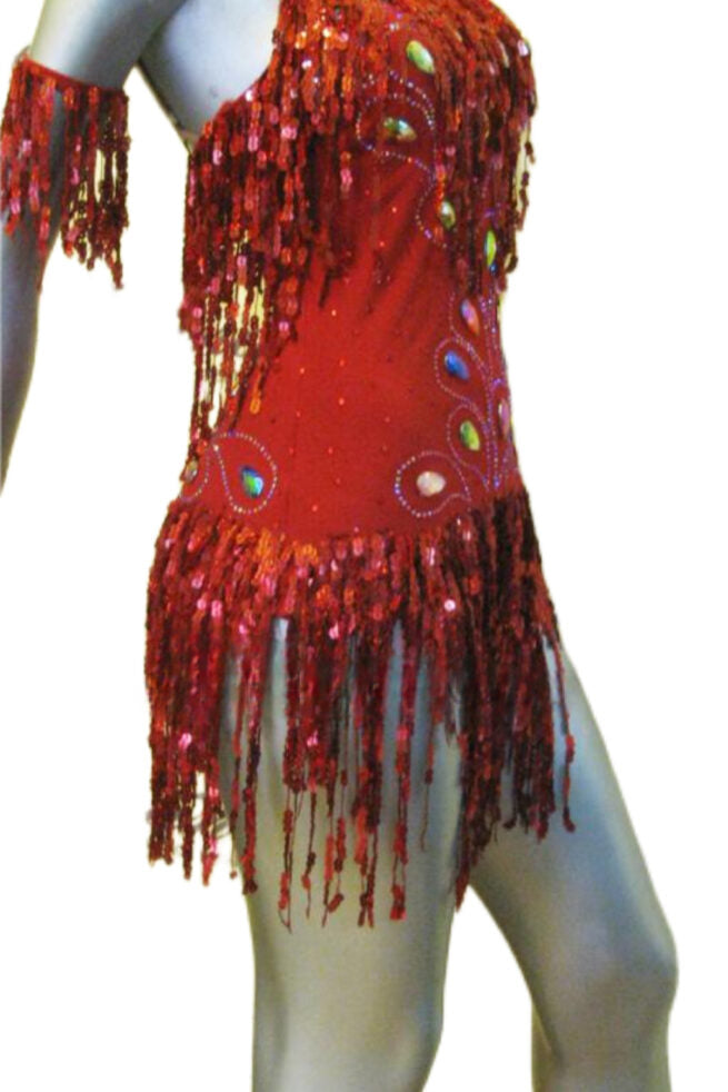 Load image into Gallery viewer, Latin Dance Competition Dress (LS0165)
