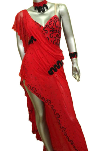 Latin Dance Competition Dress (LT0435)