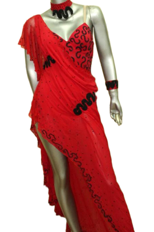 Load image into Gallery viewer, Latin Dance Competition Dress (LT0435)
