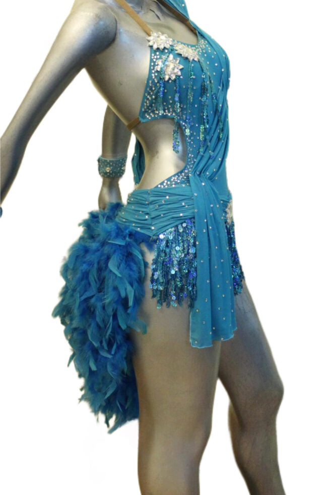 Load image into Gallery viewer, Latin Dance Competition Dress (LT0313D)
