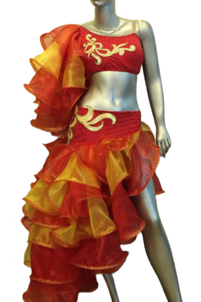 Load image into Gallery viewer, Latin Dance Competition Dress (LT0218)
