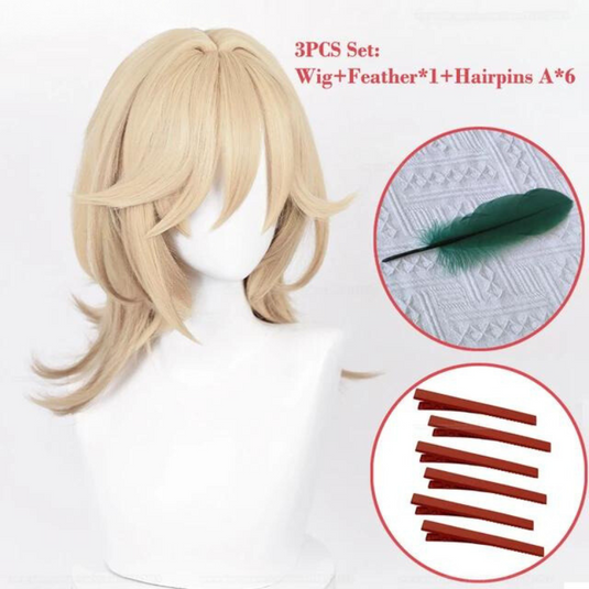 Genshin Impact Kaveh Wigs 50cm