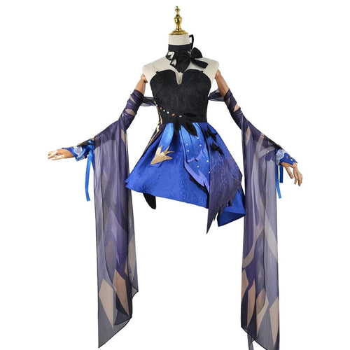 Genshin Impact New Skin Keqing Cosplay Costume