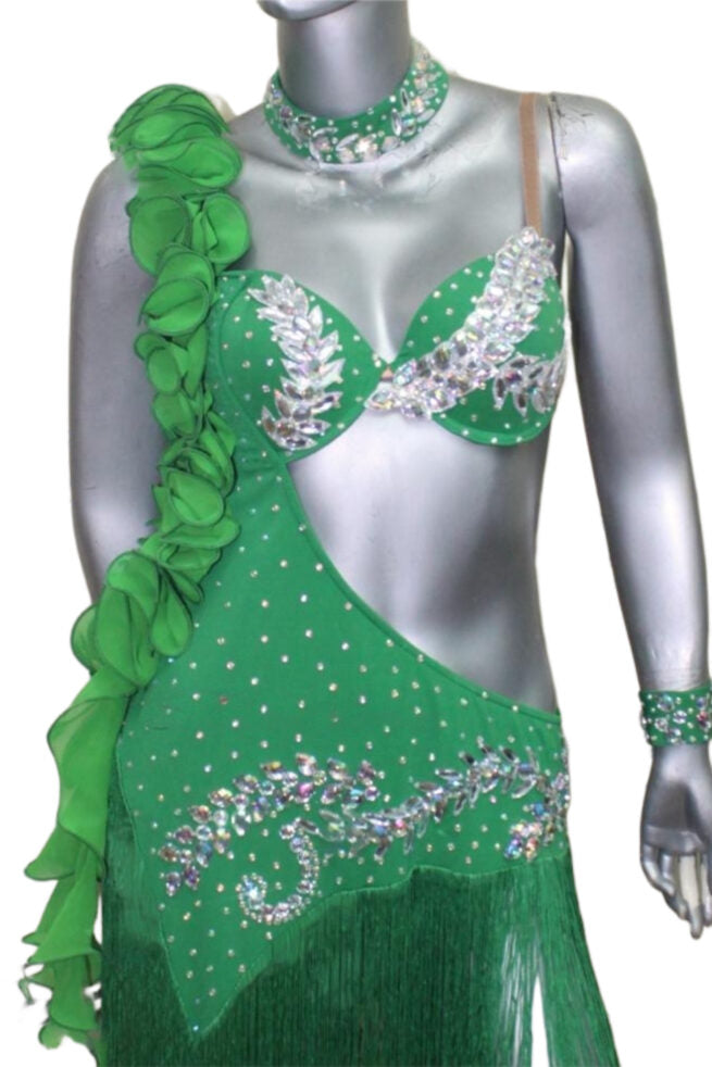 Load image into Gallery viewer, Latin Dance Competition Dress (LT017)
