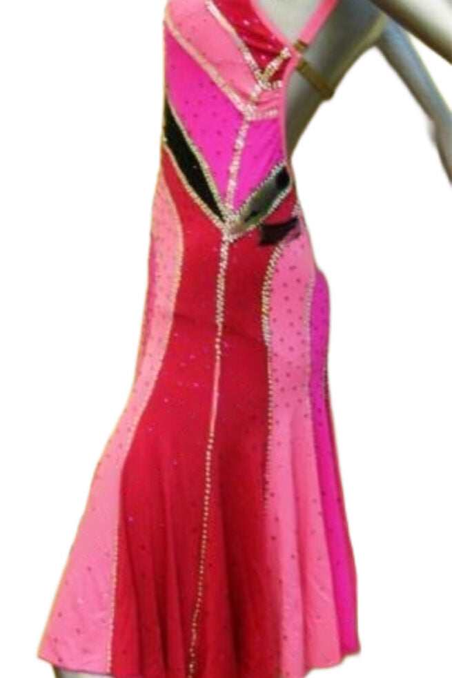 Load image into Gallery viewer, Latin Dance Competition Dress (LT0342)
