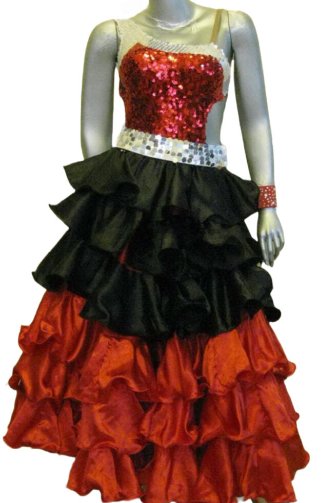 Load image into Gallery viewer, Standard Ballroom Competition Dress 2 In 1 (B0674)
