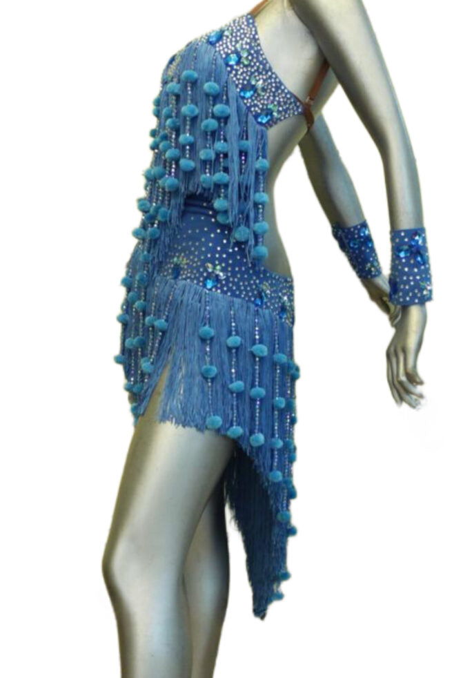 Load image into Gallery viewer, Latin Dance Competition Dress (LT0100)
