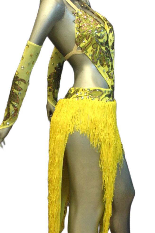 Load image into Gallery viewer, Latin Dance Competition Dress (LT0585)
