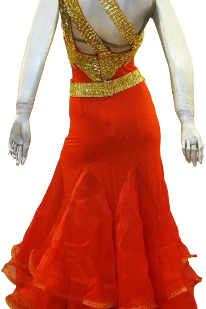 Load image into Gallery viewer, Standard Ballroom Competition Dress (B083)
