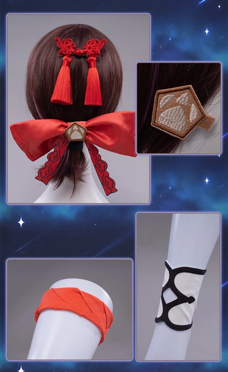 Load image into Gallery viewer, Genshin Impact Xiangling Cosplay Costume
