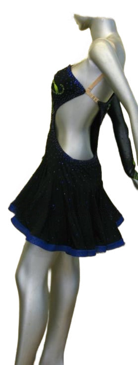 Load image into Gallery viewer, Latin Dance Competition Dress (LS0172)
