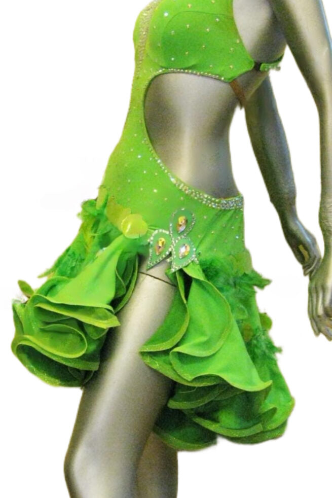 Load image into Gallery viewer, Latin Dance Competition Dress (LT0673)
