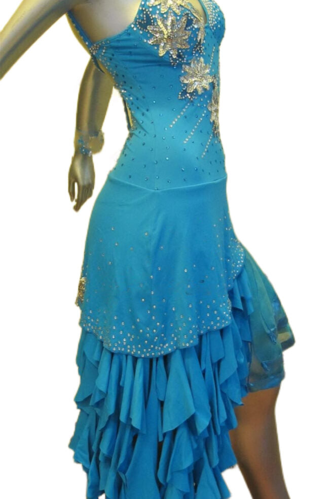 Load image into Gallery viewer, Latin Dance Competition Dress (LT0112D)
