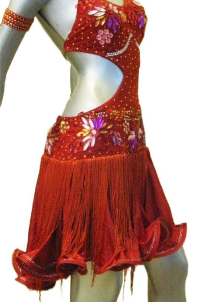 Load image into Gallery viewer, Latin Dance Competition Dress (LT0703)
