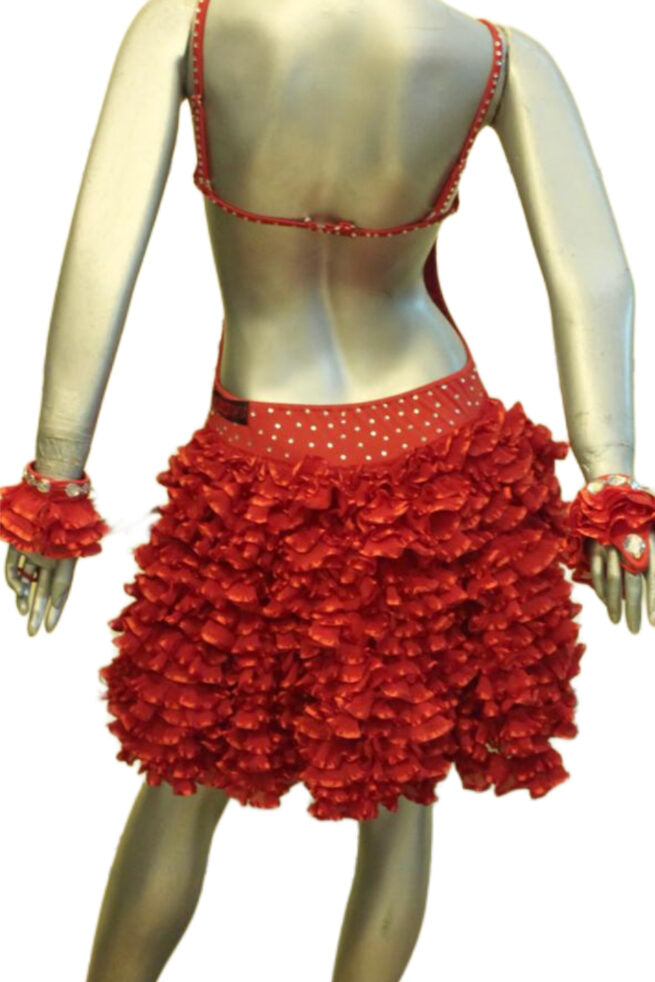 Load image into Gallery viewer, Latin Dance Competition Dress (VL0226A)
