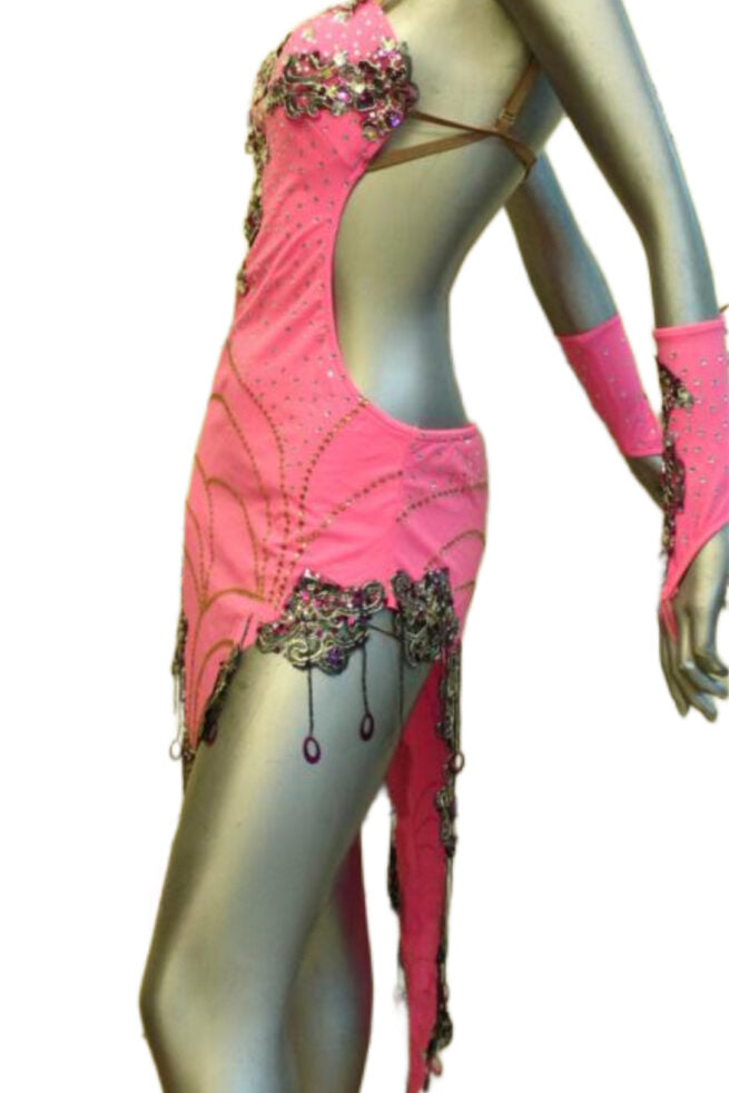 Load image into Gallery viewer, Latin Dance Competition Dress (LT096A)
