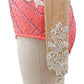 ByCharme Indian Red White Tan Latin Salsa Competition Dress - BCL-0133