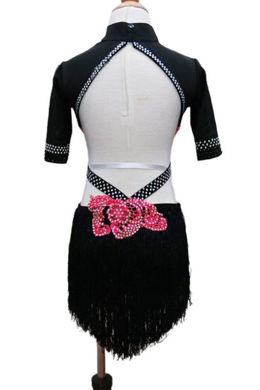 Girl Latin Dance Competition Dress (GL013)