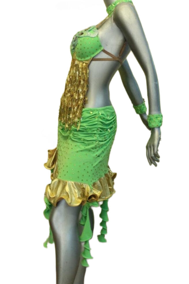 Load image into Gallery viewer, Latin Dance Competition Dress (LS0111)
