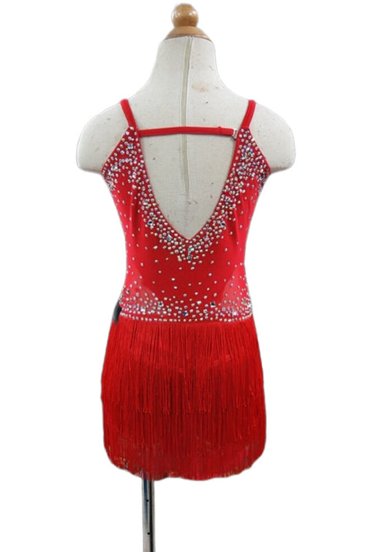 Girl Latin Dance Competition Dress (GL027)