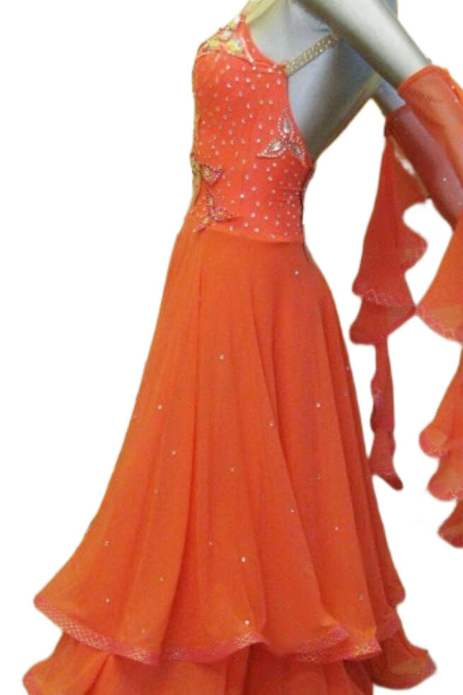 Load image into Gallery viewer, Standard Ballroom Competition Dress (B0182)
