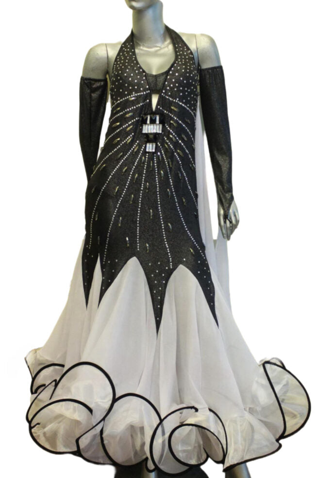 Load image into Gallery viewer, Standard Ballroom Competition Dress (B070)
