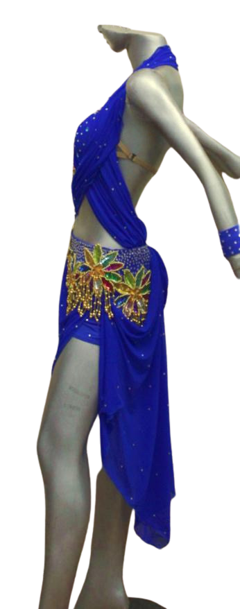 Load image into Gallery viewer, Latin Dance Competition Dress (VL0153)
