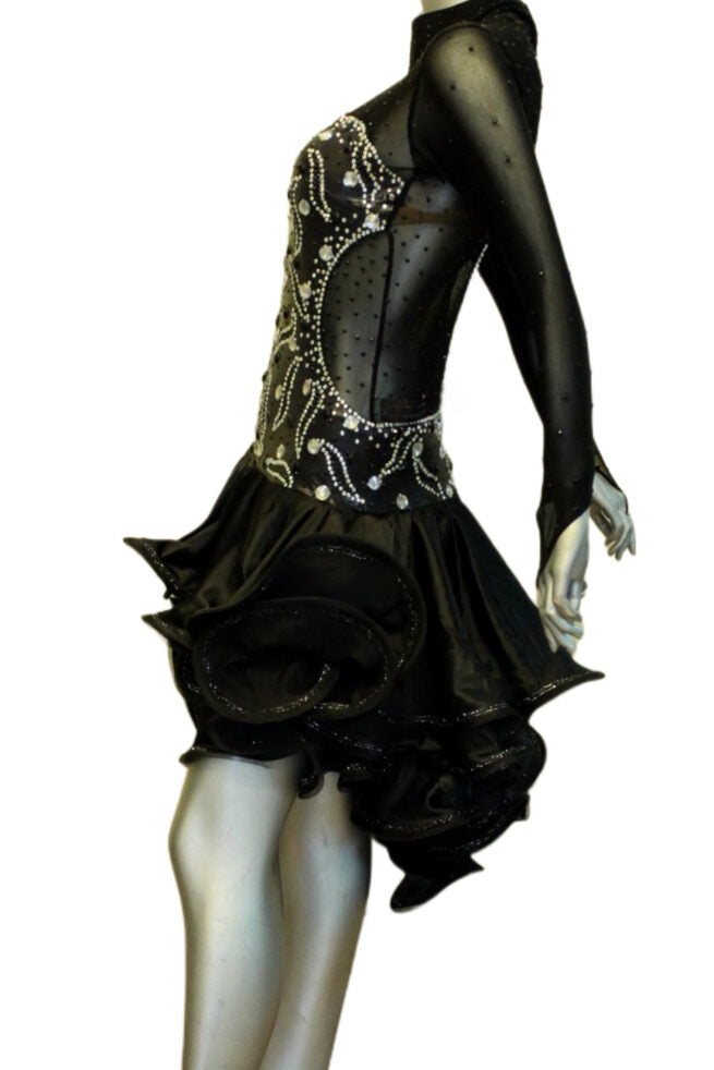 Load image into Gallery viewer, Latin Dance Competition Dress (LT0237)
