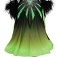 ByCharme Black Feather Ballroom Competition Dress - BC-0042