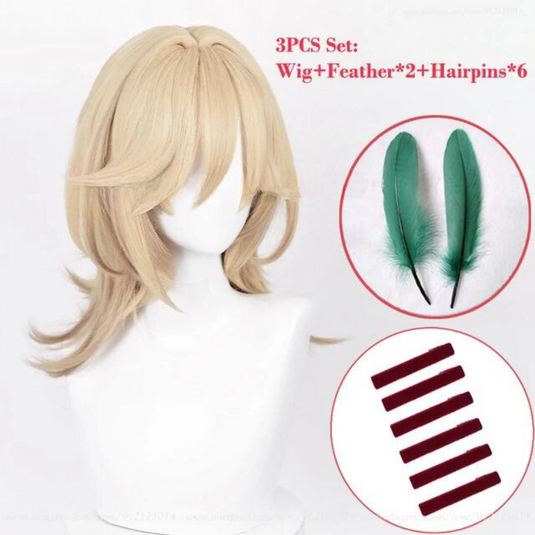 Genshin Impact Kaveh Wigs 50cm