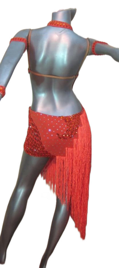 Load image into Gallery viewer, Latin Dance Competition Dress (LS025)
